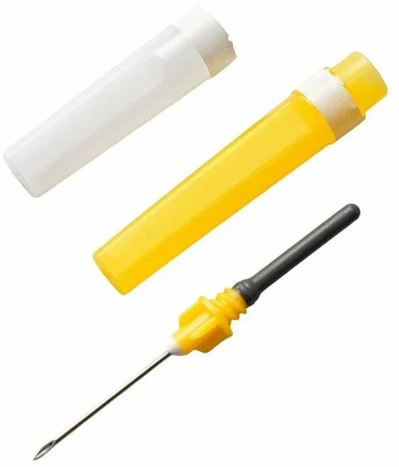 Иглы двусторонние: 20G*11/2(0,9*38) желтый